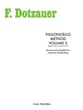 DOTZAUER VIOLONCELLO METHOD VOL. 2 cover